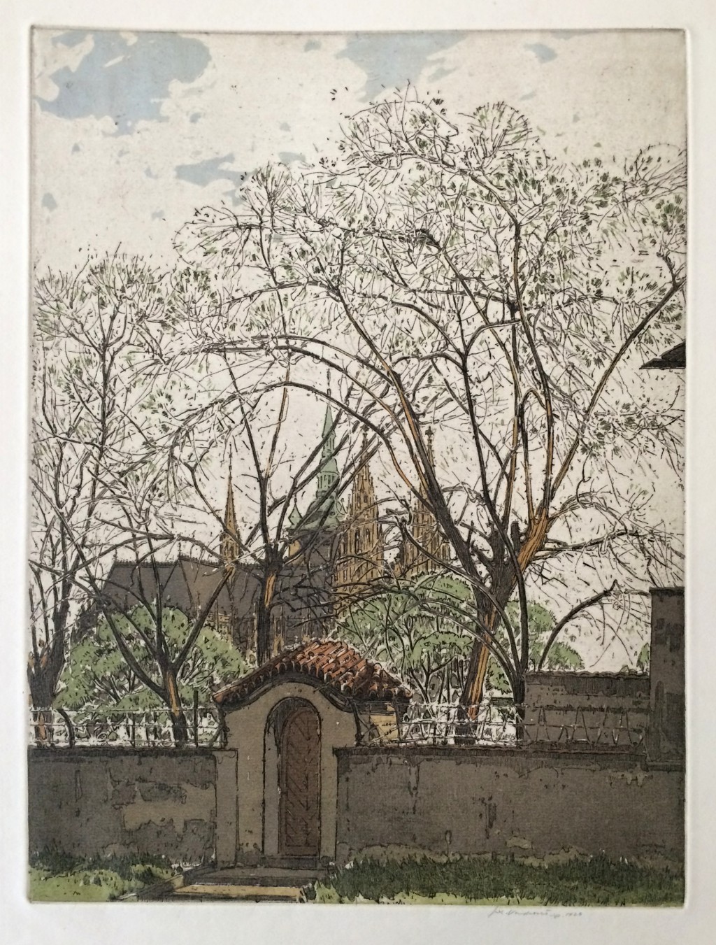 Vondrouš Jan Charles (1884 - 1970) : V Lucemburské zahradě