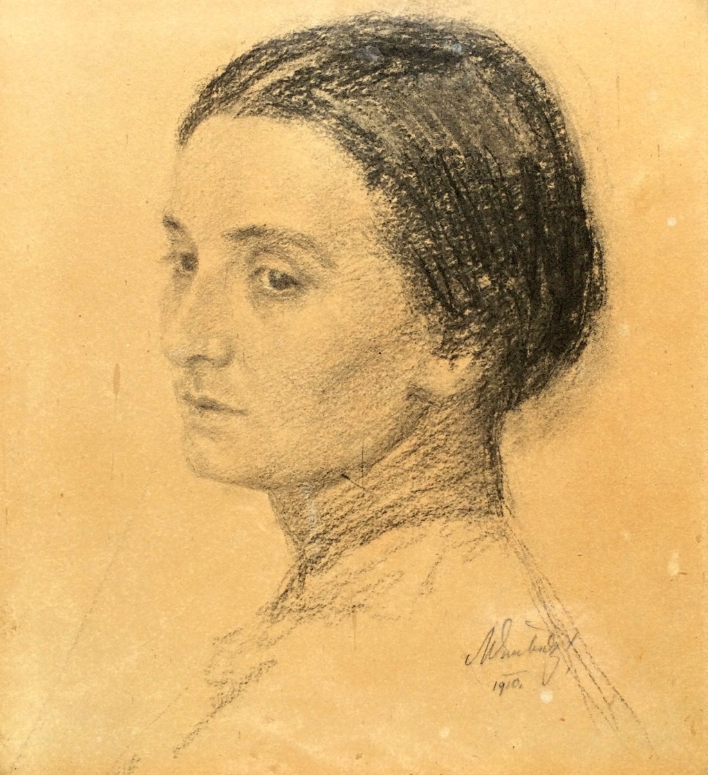 Švabinský Max (1873 - 1962) : Portrét Boženy Němcové