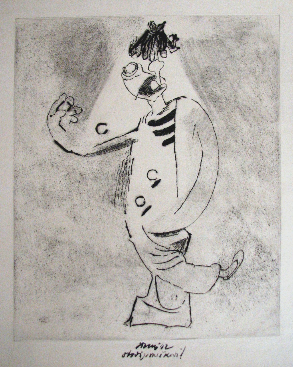 Tichý František (1896 - 1961) : Clown s lampou