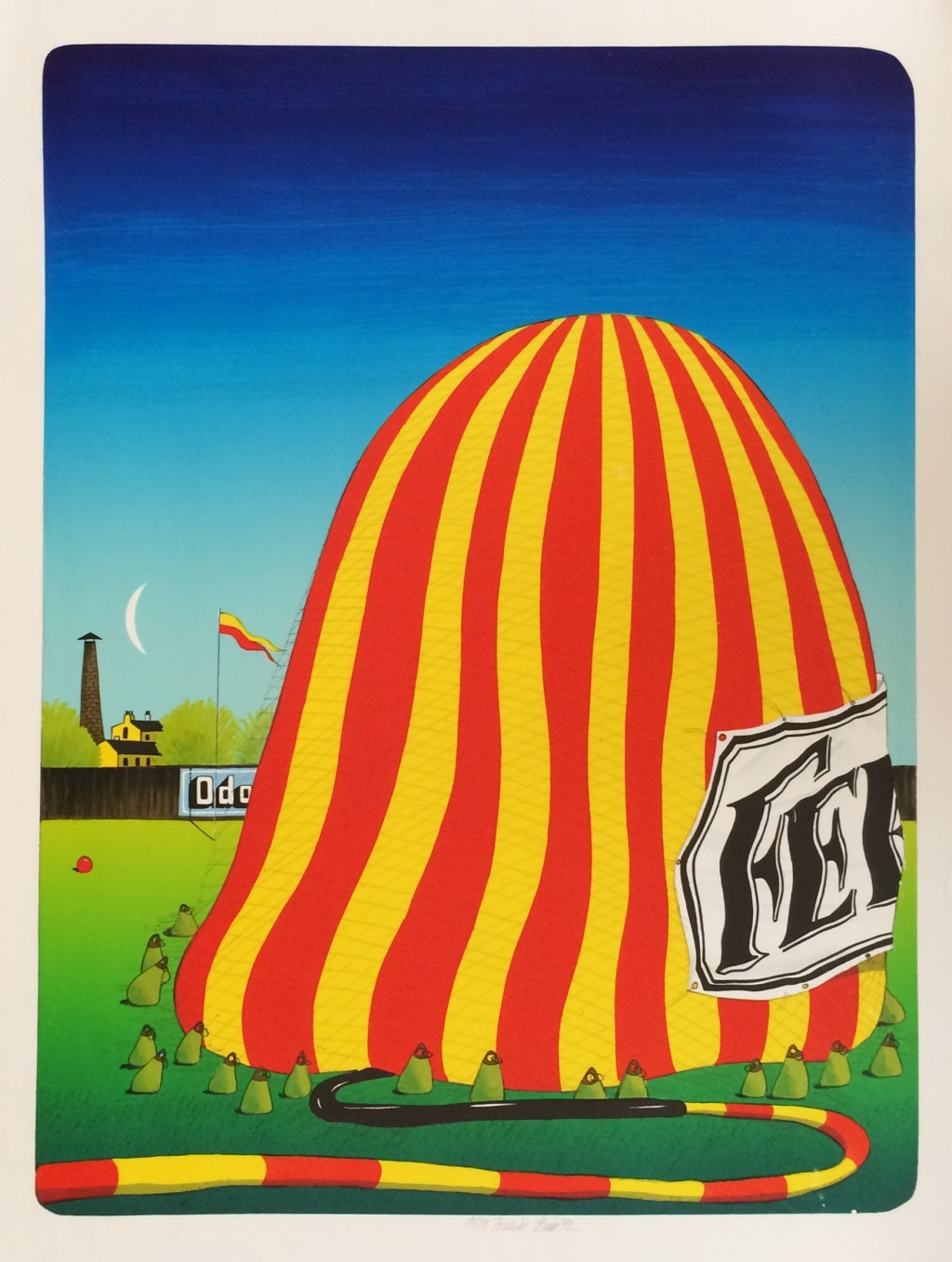 Bím Tomáš (1946) : Plnění balónu