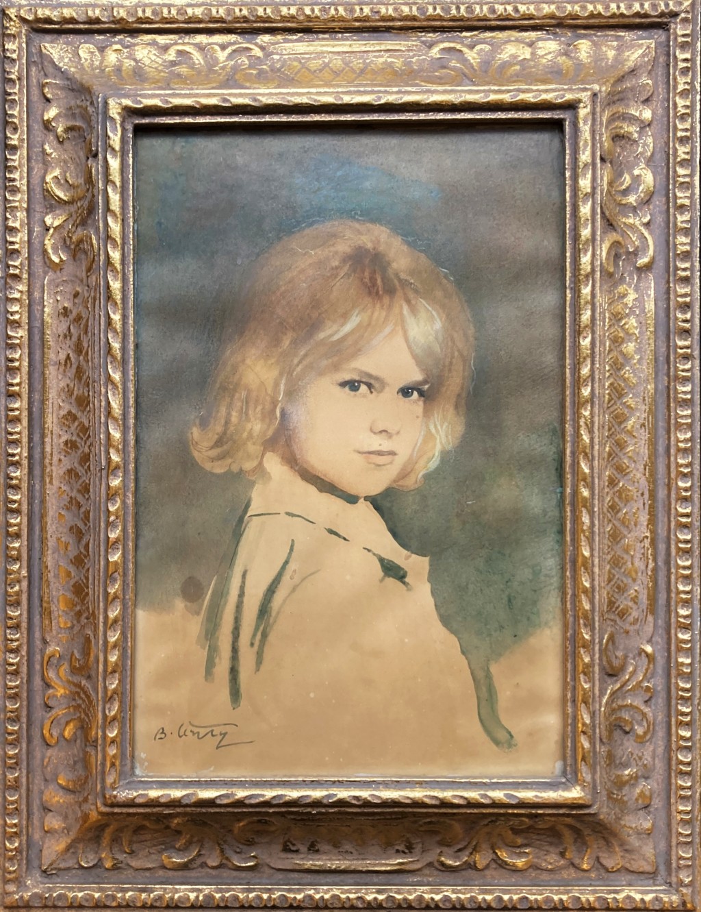 Černý Bedřich (1889 - ?) : Portrét dívky