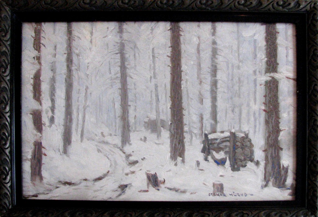 Hůrka Otakar (1889 - 1986) : Les v zimě