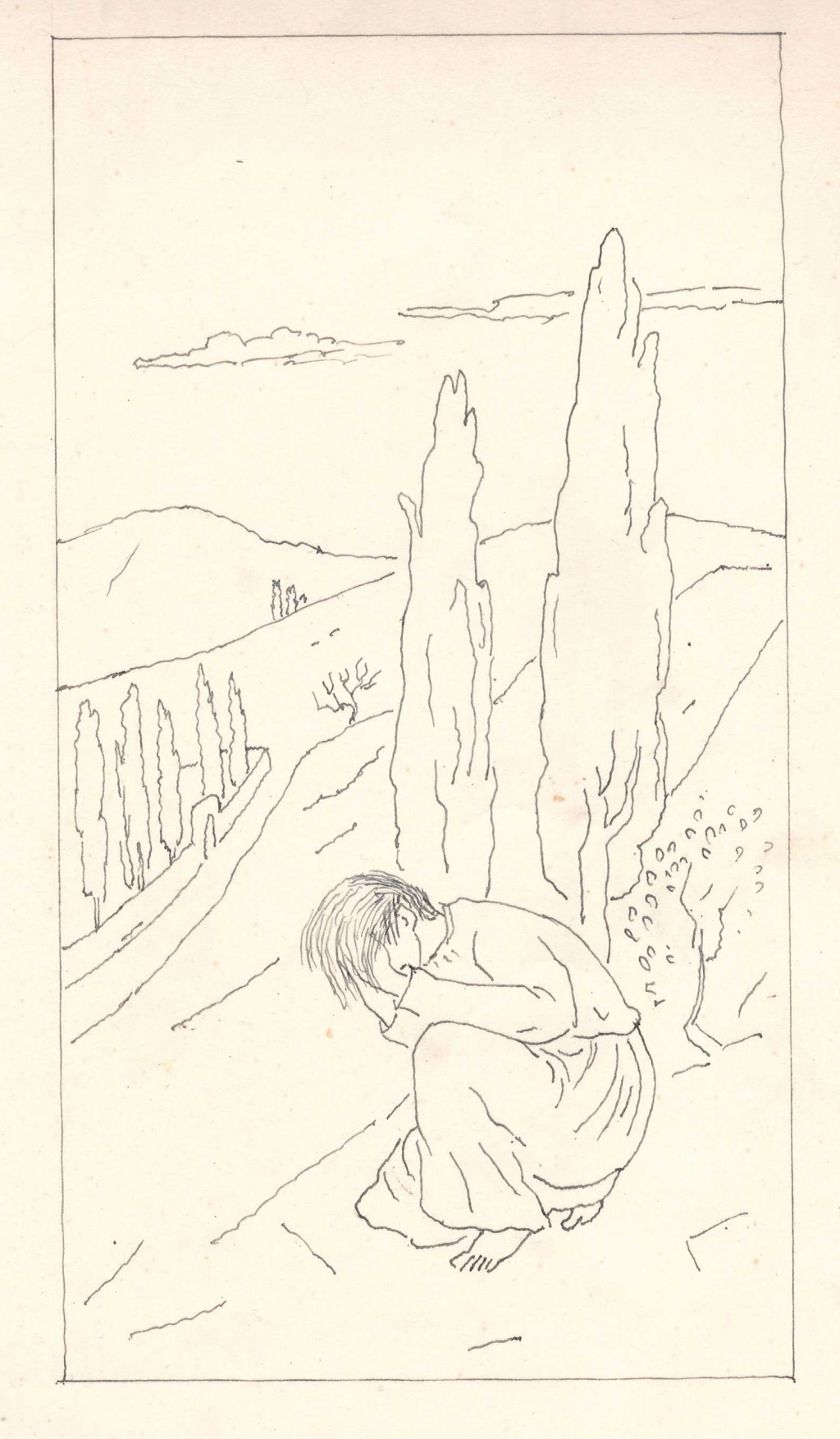 Kubín Otakar 1883 - 1969 : Ilustrace ke knize R. Rollanda: Petr a Lucie