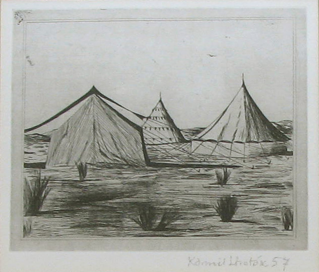 Lhoták Kamil (1912 - 1990) : Cirkusové stany