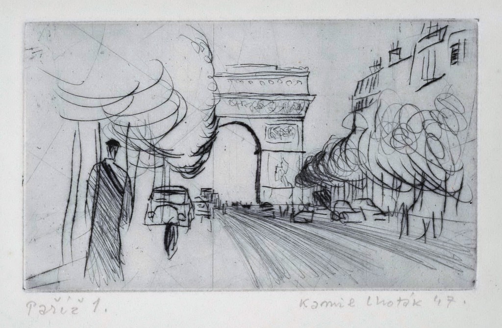 Lhoták Kamil (1912 - 1990) : Paříž 1947