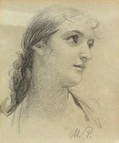 Pirner Maxmilián (1854 - 1924) : Tvář dívky