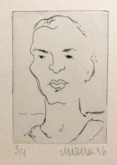 Mizera Otta (1919 - 1952) : Autoportrét