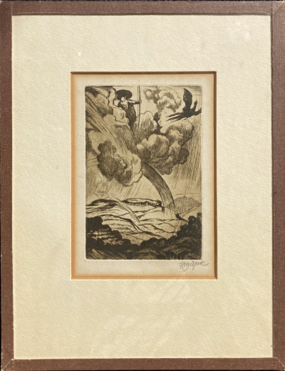 Konůpek Jan (1883 - 1950) : Lov nebeského ptáka