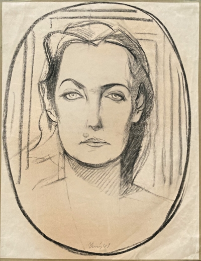 Tichý František (1896 - 1961) : Portrét pí. Bergerové