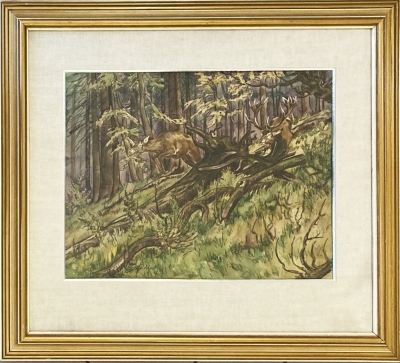 Židlický Jiří (1895 - 1950) : Vysoká v lese