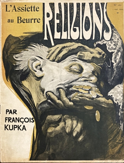 Kupka František (1871 - 1957) : L´Assiette au Beurre - Religions par Francois Kupka