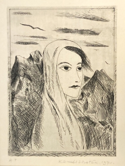 Lhoták Kamil (1912 - 1990) : Žena v horách - Démon