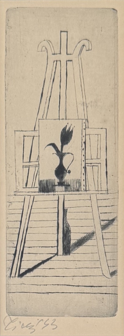 Tichý František (1896 - 1961) : Pozvánka na výstavu květin I.