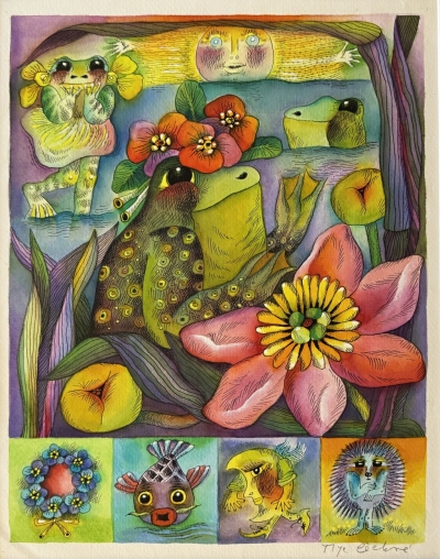 Čechová Olga (1925 - 2010) : U rybníku