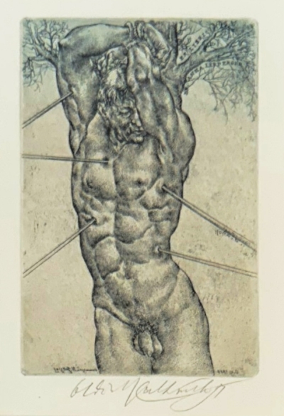 Kulhánek Oldřich (1940 - 2013) : Ex libris Dr. Anna Lerperger