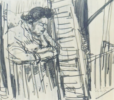 Šlitr Jiří (1924 - 1969) : Na pavlači II.