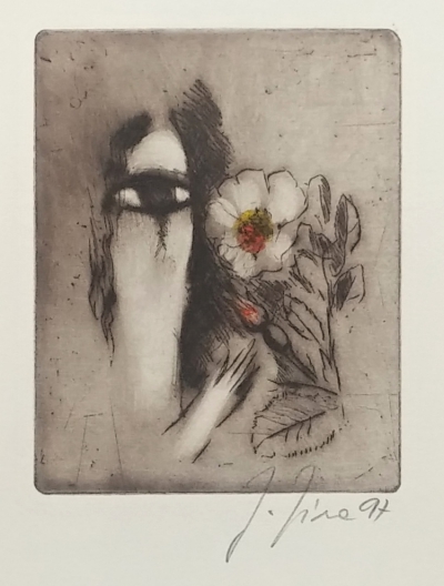 Jíra Josef (1929 - 2005) : Dívka s květinou